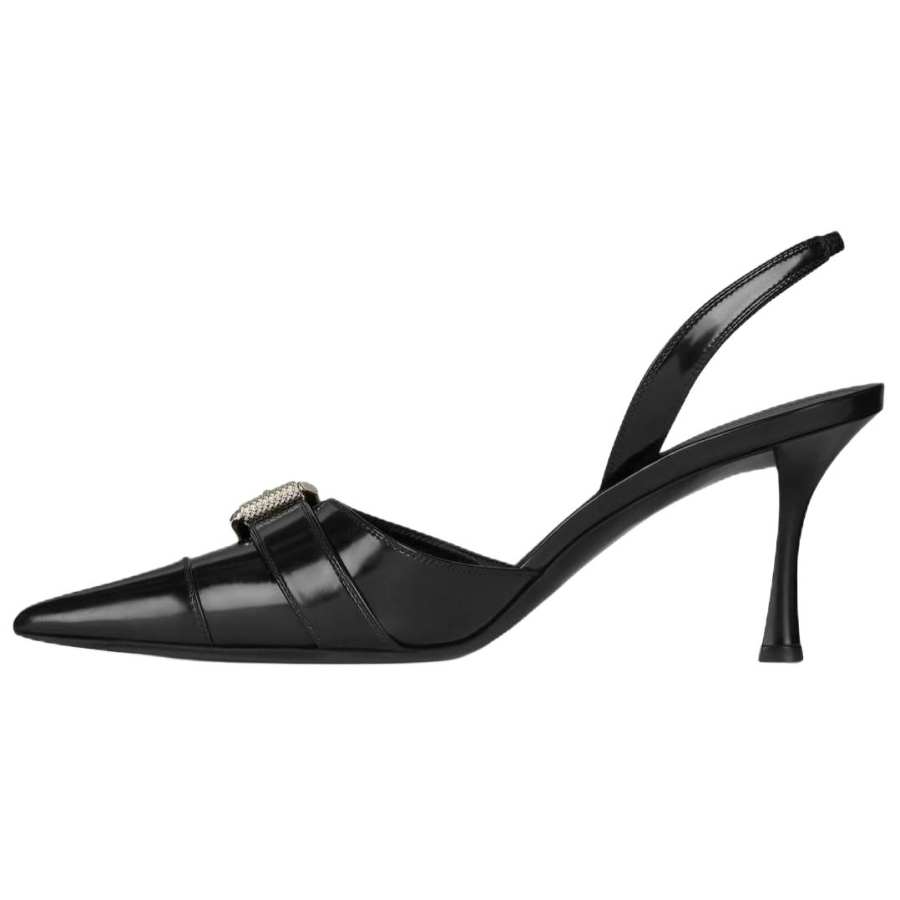 Givenchy Givenchy Voyou Slim Heel High Heels 7.6cm Women's Black