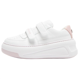 Acne Studios Steffey U Friend Raise Sneakers Optic White Pink Women's