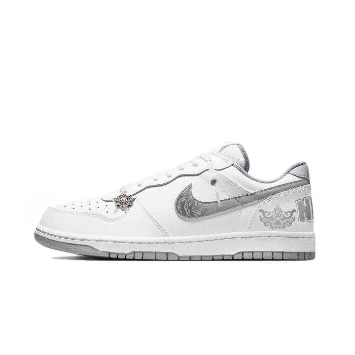 Nike Nike Big Obsidian Era Abrasion Resistant Low top Skateboard Shoes Men's White Gray