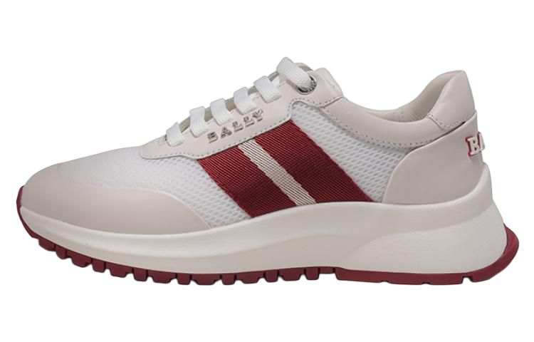 BALLY BALLY Textile, Leather Mesh Breathable Coverage Low top Athletic Shoes Women's White