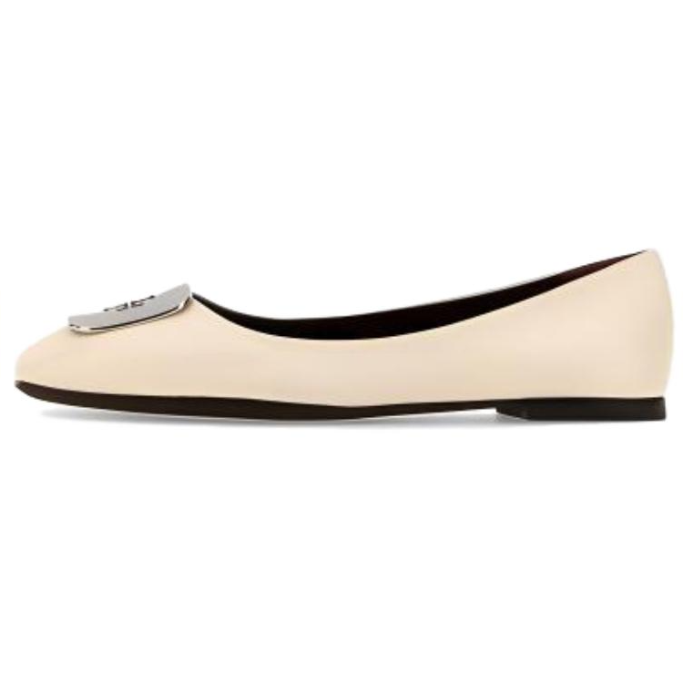 TORY BURCH Georgia Leather Ballerina Shoes