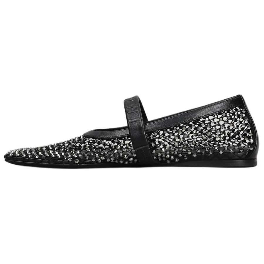 MARNI Flat Mary Jane Shoes 0.5cm Women's Black
