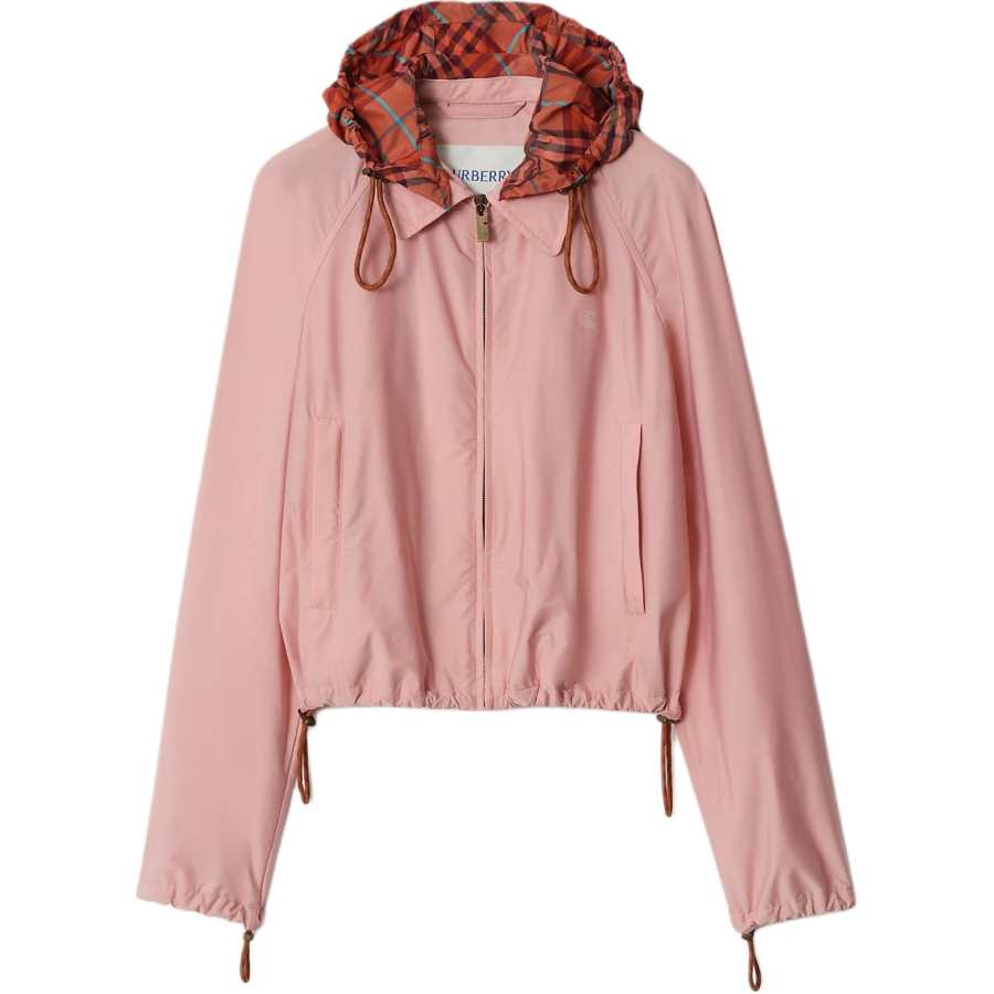 Burberry Zip-Up Hooded Jacket