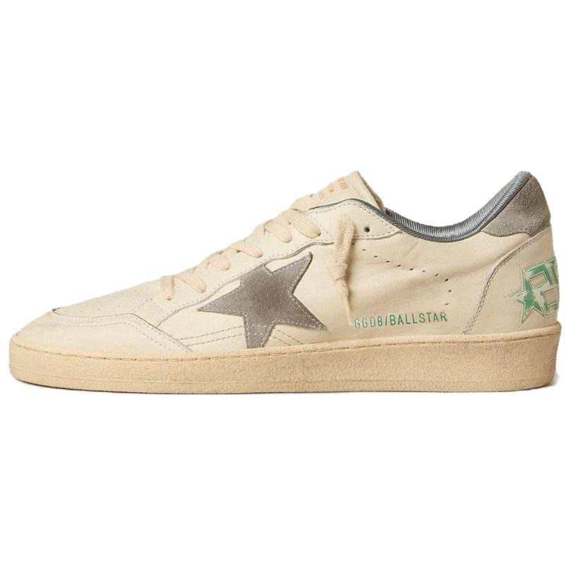 Golden Goose Ballstar Star Distressed Leather Sneakers
