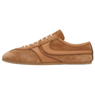 DRIES VAN NOTEN Suede Low top Casual Shoes Men's Tan