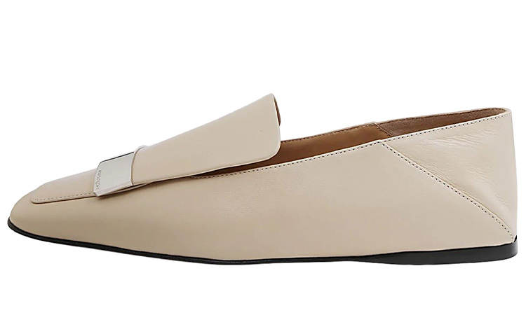 SERGIO ROSSI Leather Women's Casual Shoes Women's Beige