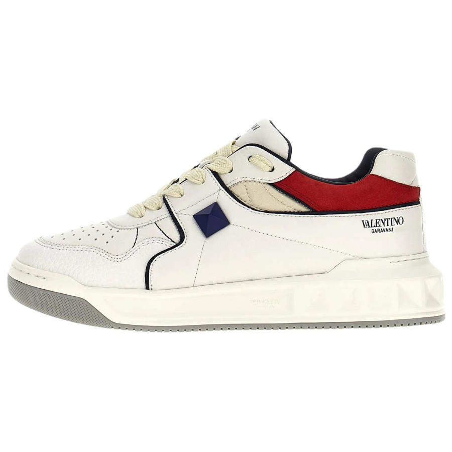 Valentino Garavani One Stud Lace Up Sneakers