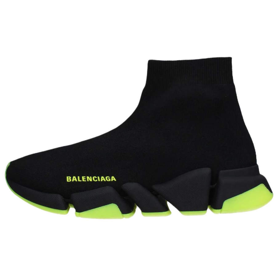 Balenciaga Speed 2.0 Fabric High top Casual Shoes Women's Black