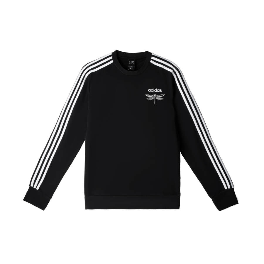 Adidas Adidas Sweatshirts Men's Black Crew Neck Moderate