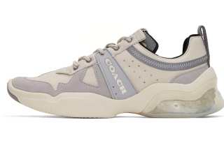 COACH CitySole Comfortable Low top Casual Shoes Men's Beige Yellow