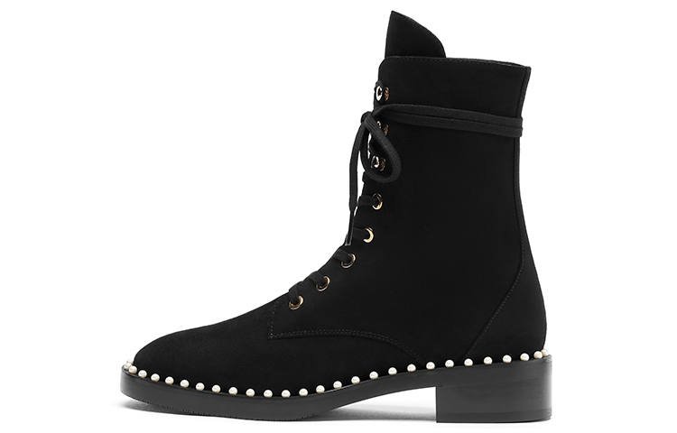 Stuart Weitzman Stuart Weitzman/SW Leather Ankle Boots Women's Black