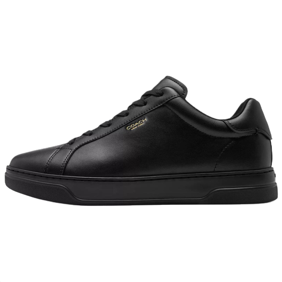 COACH COACH Highline Leather Low top Skateboard Shoes Men's Black
