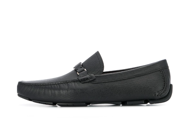 Ferragamo Men's Casual Shoes Men's Low Top Black