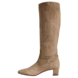 Ralph Lauren Collection Whitley Knee high Boots 4.5cm Women's Taupe