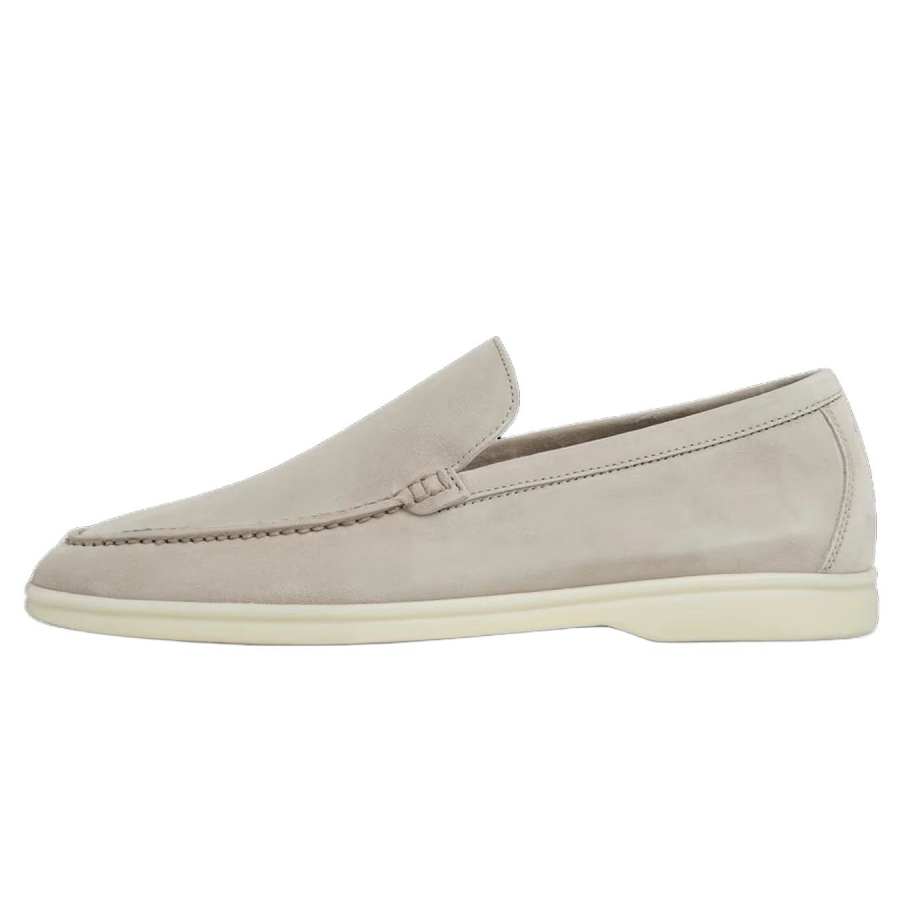 Loro Piana Summer Walk Casual Shoes Men's Gray