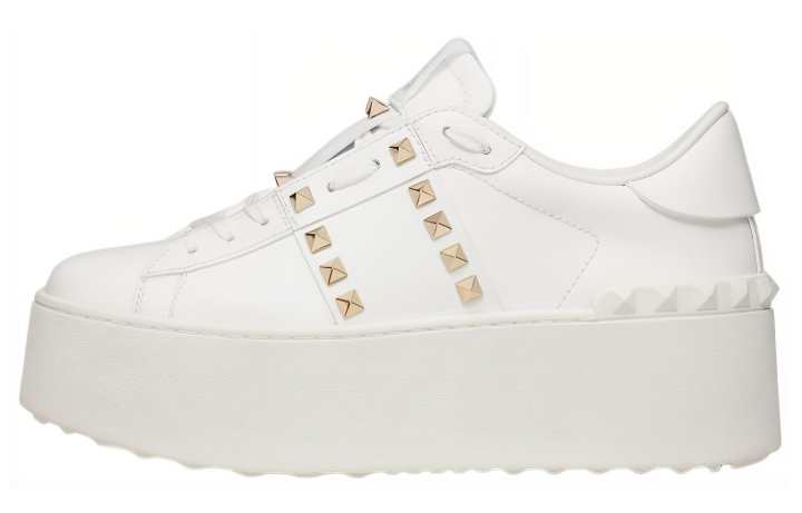 Valentino Valentino Garavani Rockstud Untitled Lace Up Sneakers Women's