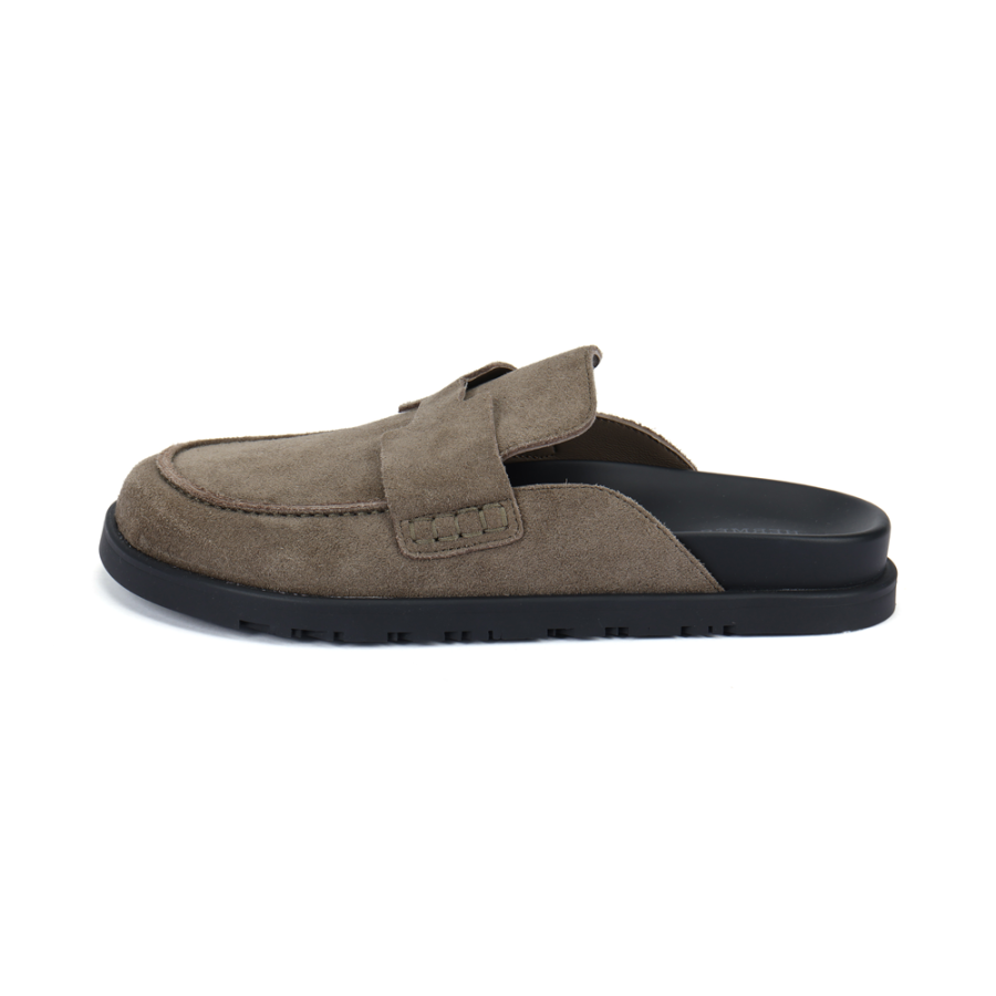 HERMES HERMES Go Closed Toe Slippers Men's Gray