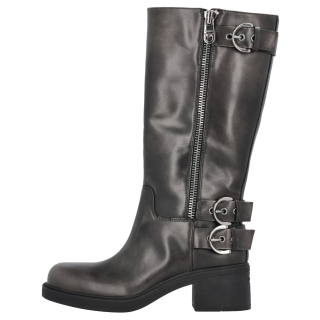 PINKO Alys Cow Leather Ankle Boots Women's Black
