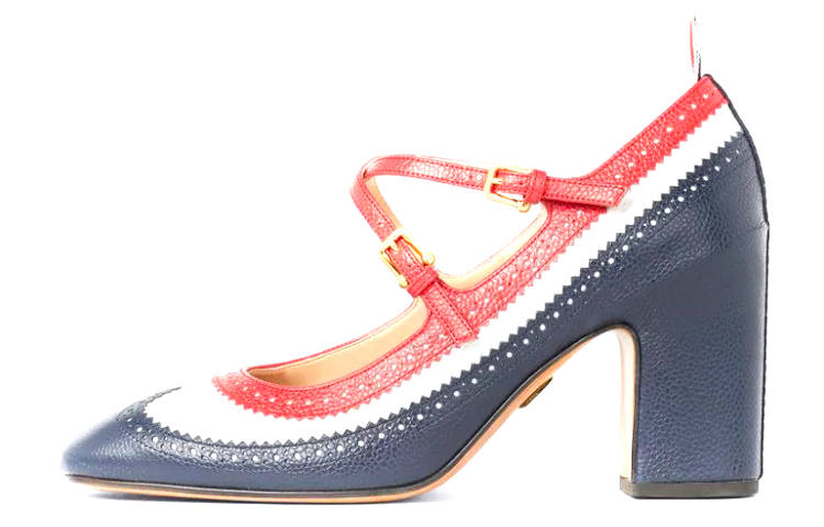 THOM BROWNE High Heels Women's Blue/Red