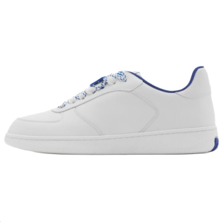 Burberry Terrace Low top Skateboard Shoes Women's White Blue