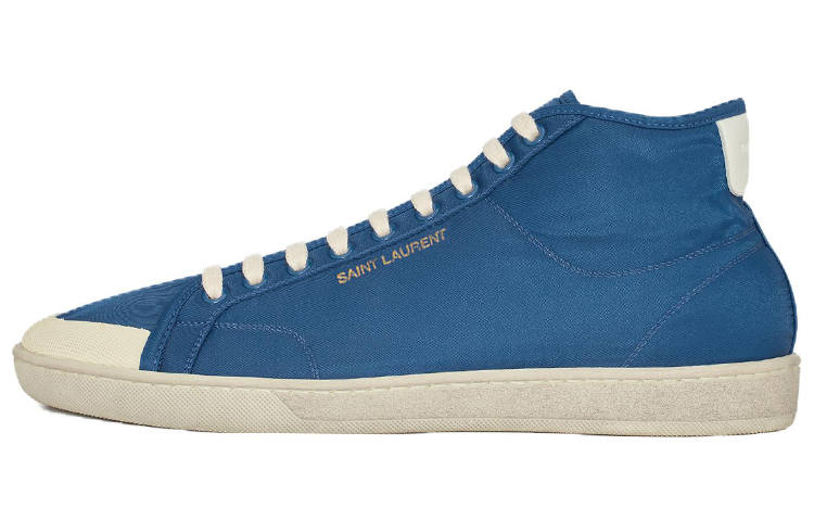 SAINT LAURENT Court Classic SL/39 Mid Top Sneakers