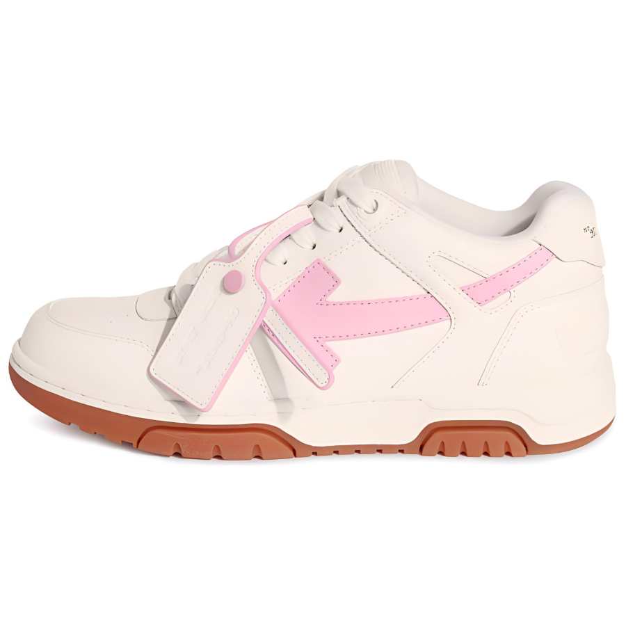 OFF-WHITE OFF WHITE Leather Low top Casual Shoes Women's White