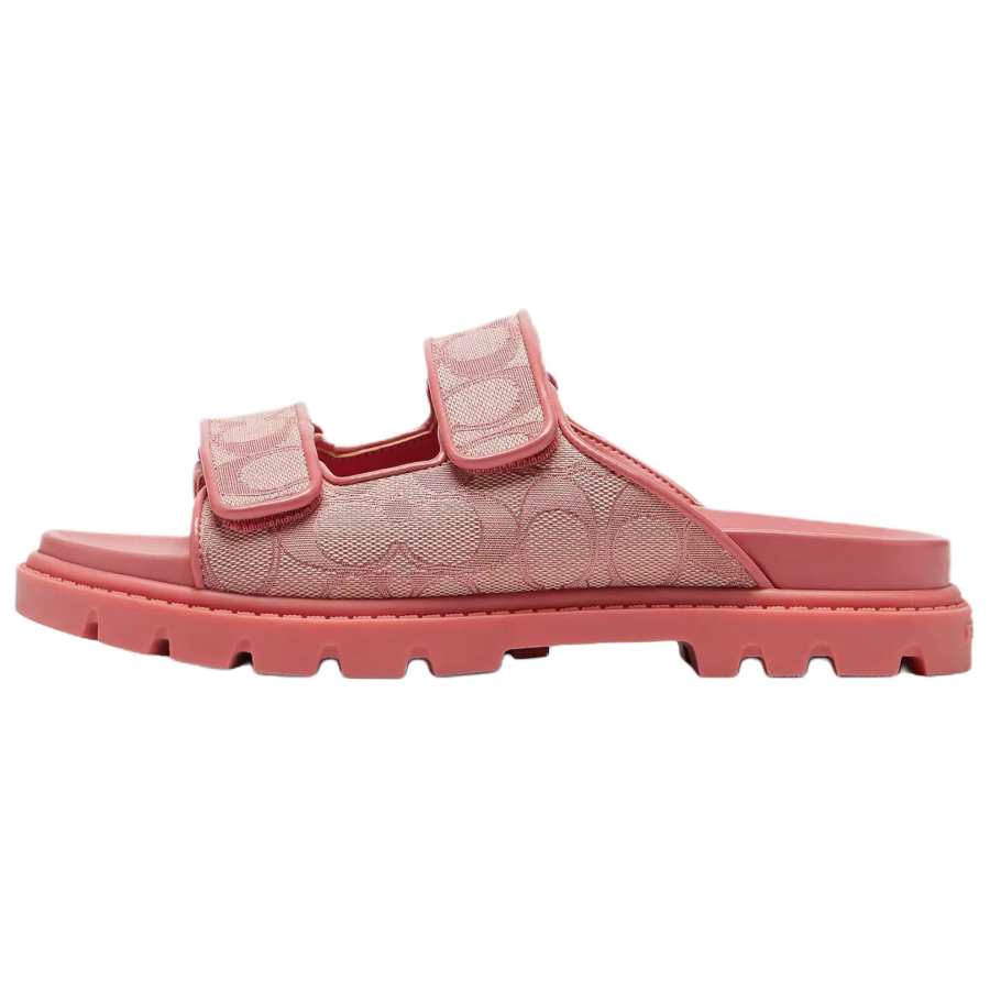 COACH Signature Slide Slippers Women's Pink