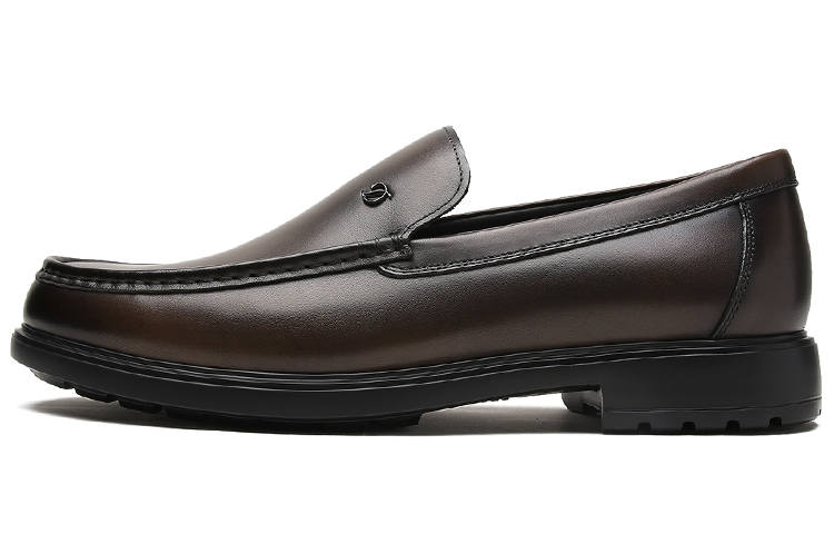 S.T.Dupont S. T.DUPONT Cow Leather Casual Shoes Men's Coffee