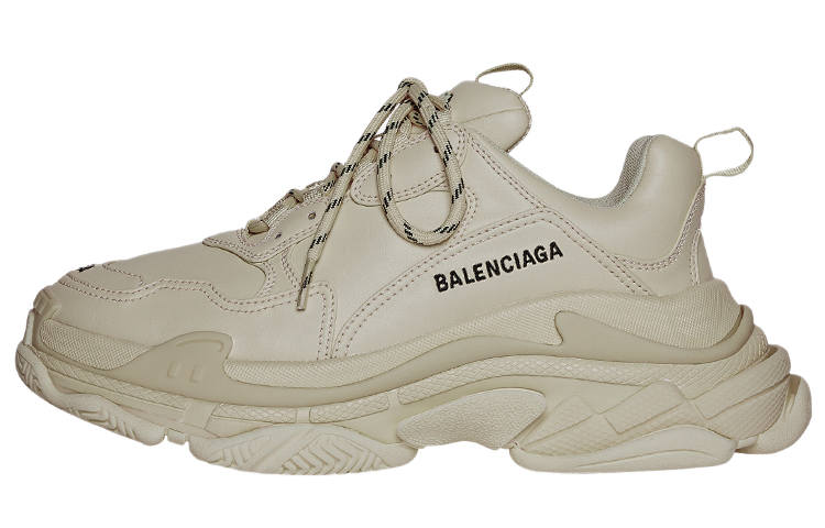 Balenciaga Triple S Low top Chunky Sneakers Men's Brown