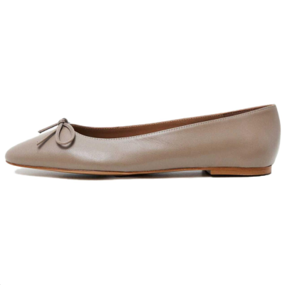 FLATTERED Leather Casual Shoes Women's Taupe