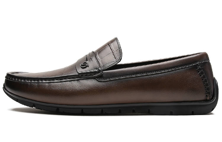 S.T.Dupont S. T.DUPONT Gommino Loafers Men's Coffee