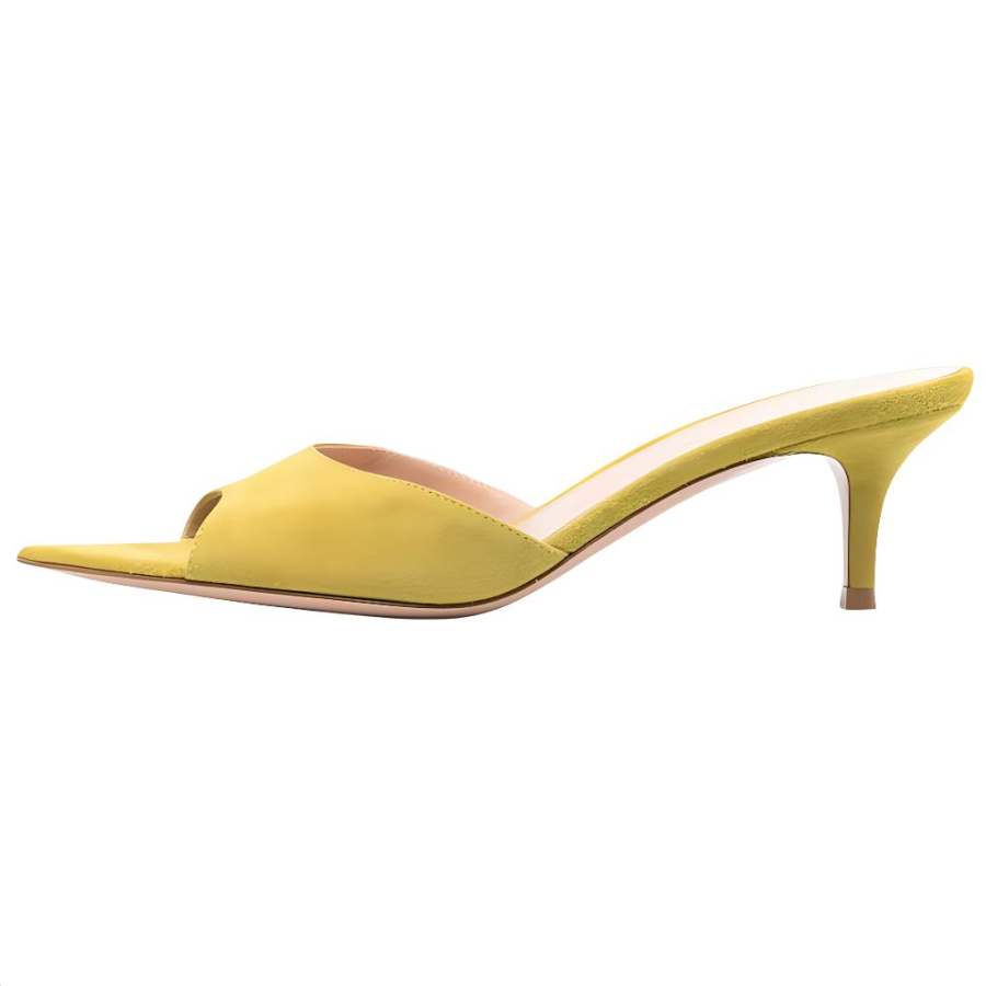 GIANVITO ROSSI Slide Slippers 5.5cm Women's Light Green