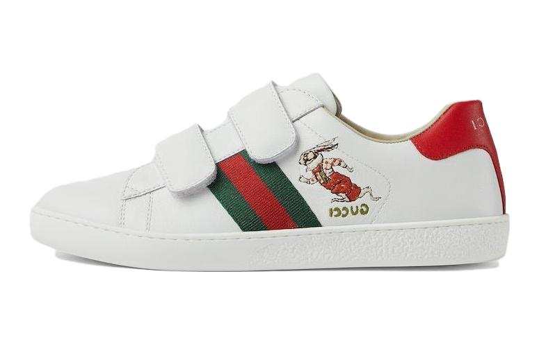 GUCCI ACE Low top Kids' Skateboarding Shoes White Kids'