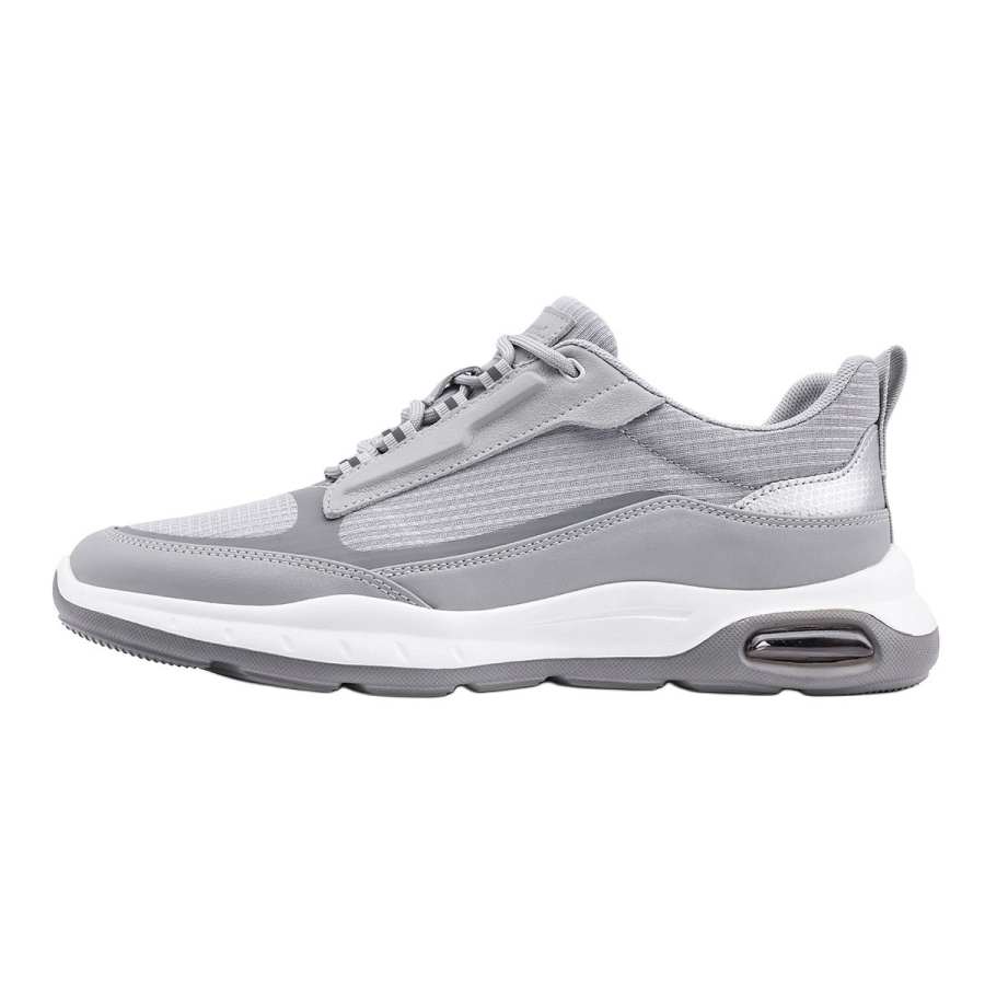 S.T.Dupont S. T.DUPONT Fabric Low top Casual Shoes Men's Light Gray/Black