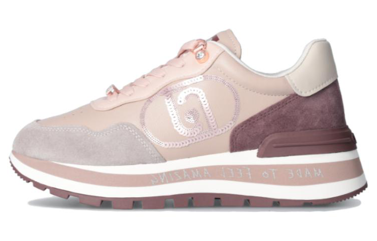 LIU·JO Leather Low top Casual Shoes Women's Fuchsia
