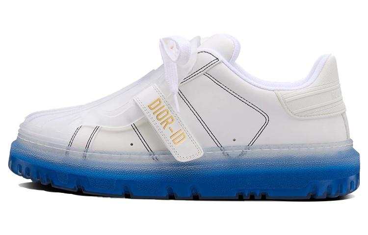 DIOR DIOR Id White Deep Blue Transparent Rubber Women's