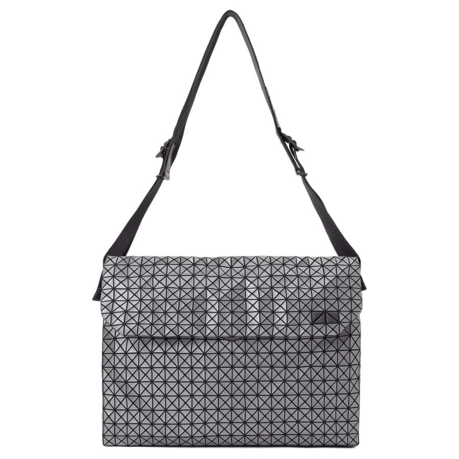 ISSEY MIYAKE Kuro Cotton Shoulder Bag, Crossbody Bag Unisex Dark Gray