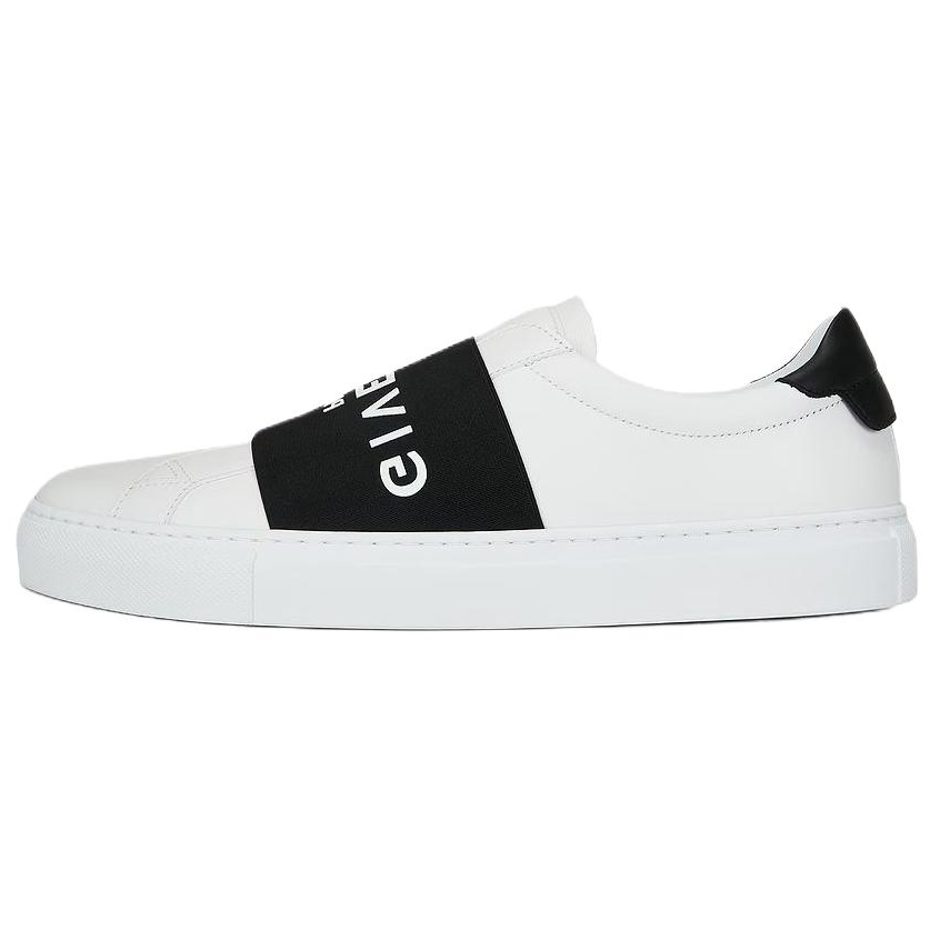 Givenchy Urban Street Cow Leather Low top Skateboard Shoes Men's Black White