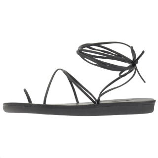 ANCIENT GREEK SANDALS Cow Leather One Strap Sandals Women's Black