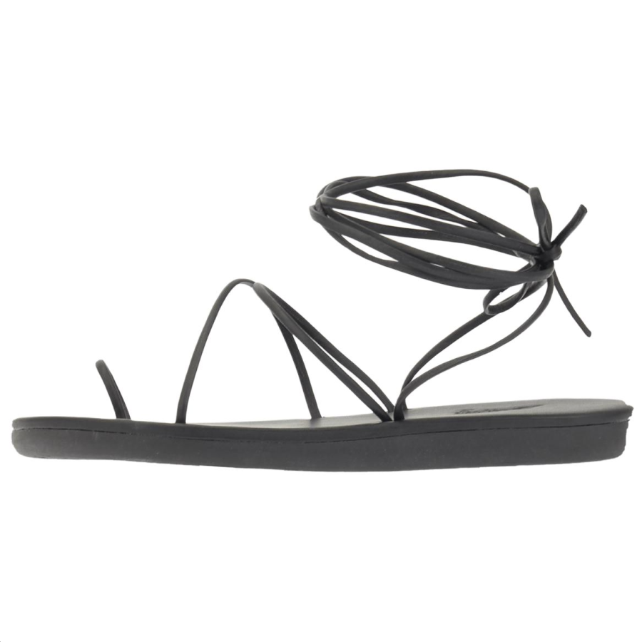 ANCIENT GREEK SANDALS Cow Leather One Strap Sandals Women's Black