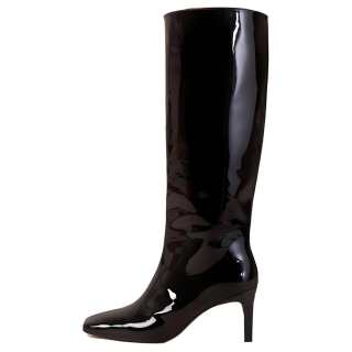 ALOHAS Isobel Oni Leather Knee high Boots 7.5cm Women's Black