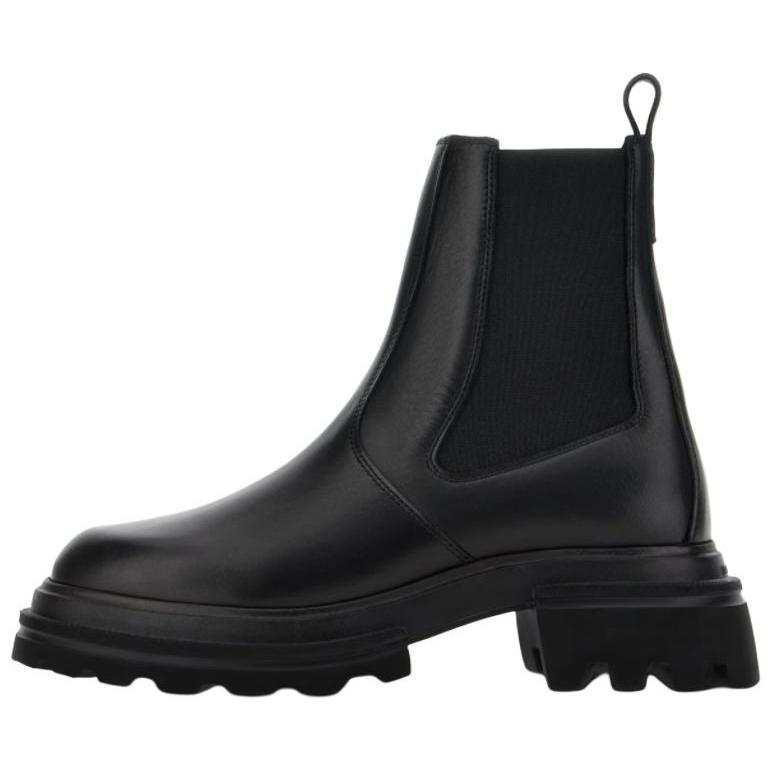 HOGAN H674 Short Chelsea Boots 5.5cm Women's Black