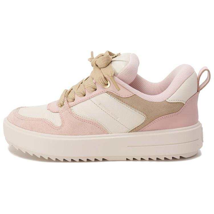 MICHAEL KORS Rumi Low top Skateboard Shoes Women's White Pink