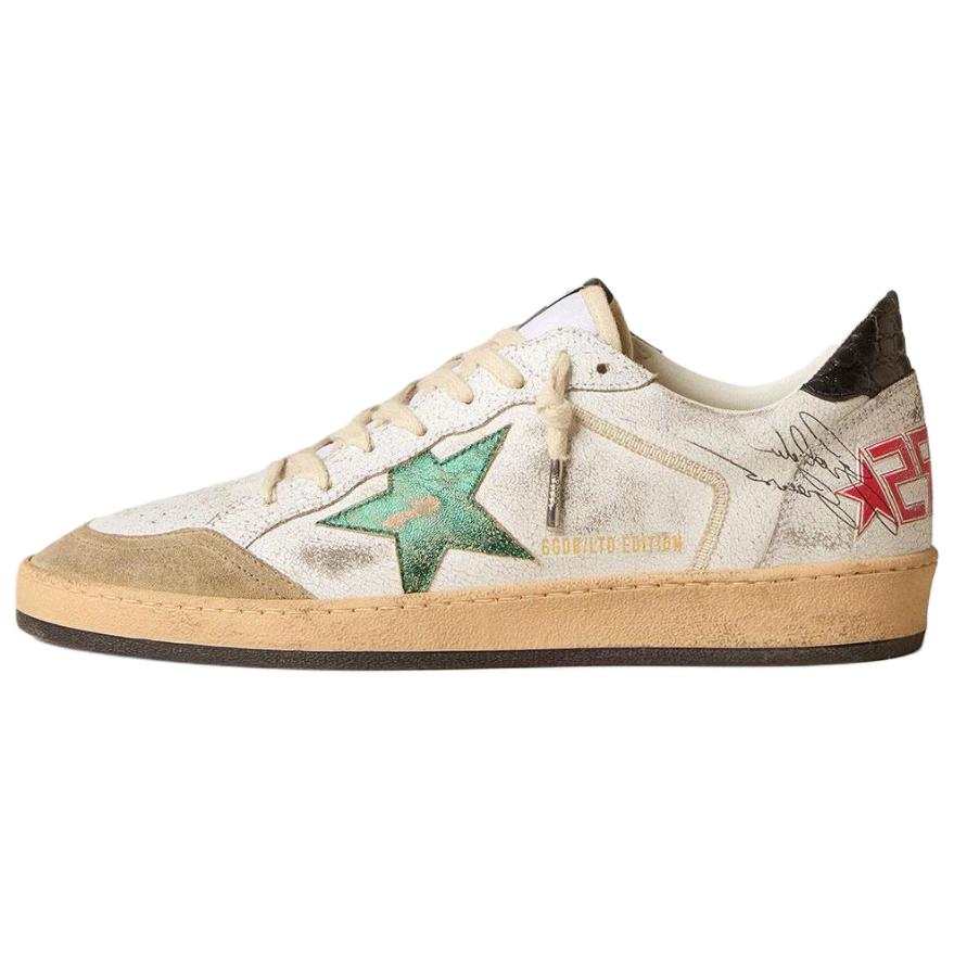 Golden Goose Ball Star Low top Skateboard Shoes Men's White