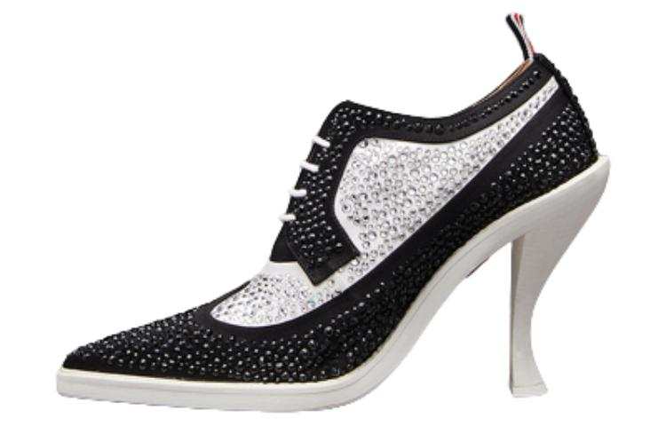 THOM BROWNE THOM BROWNE Crystal-embellished 105mm Derby Shoes