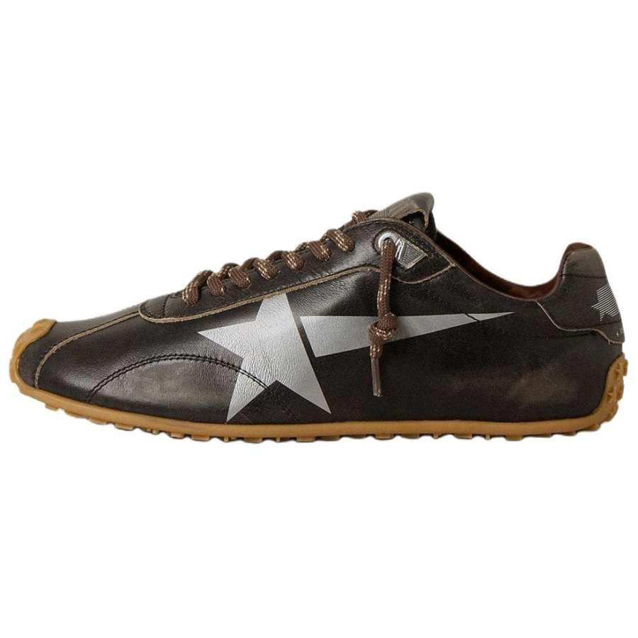 Golden Goose Marathon Speed Low top Casual Shoes Men's Black