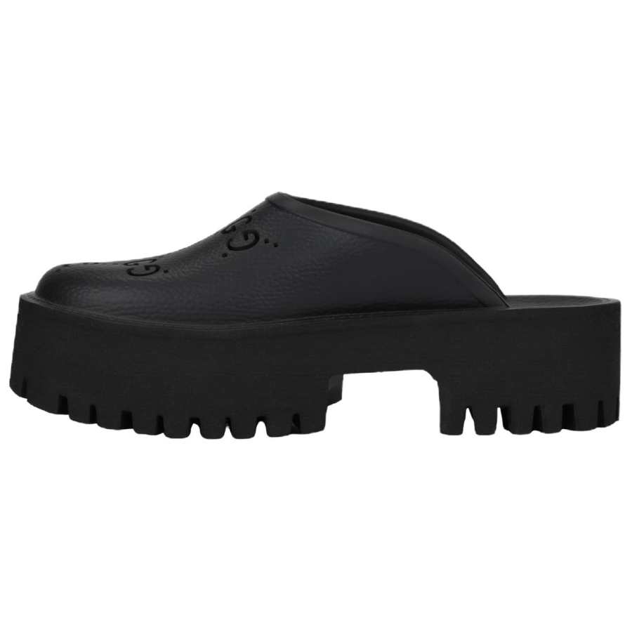 GUCCI Closed Toe Slippers Women's Black