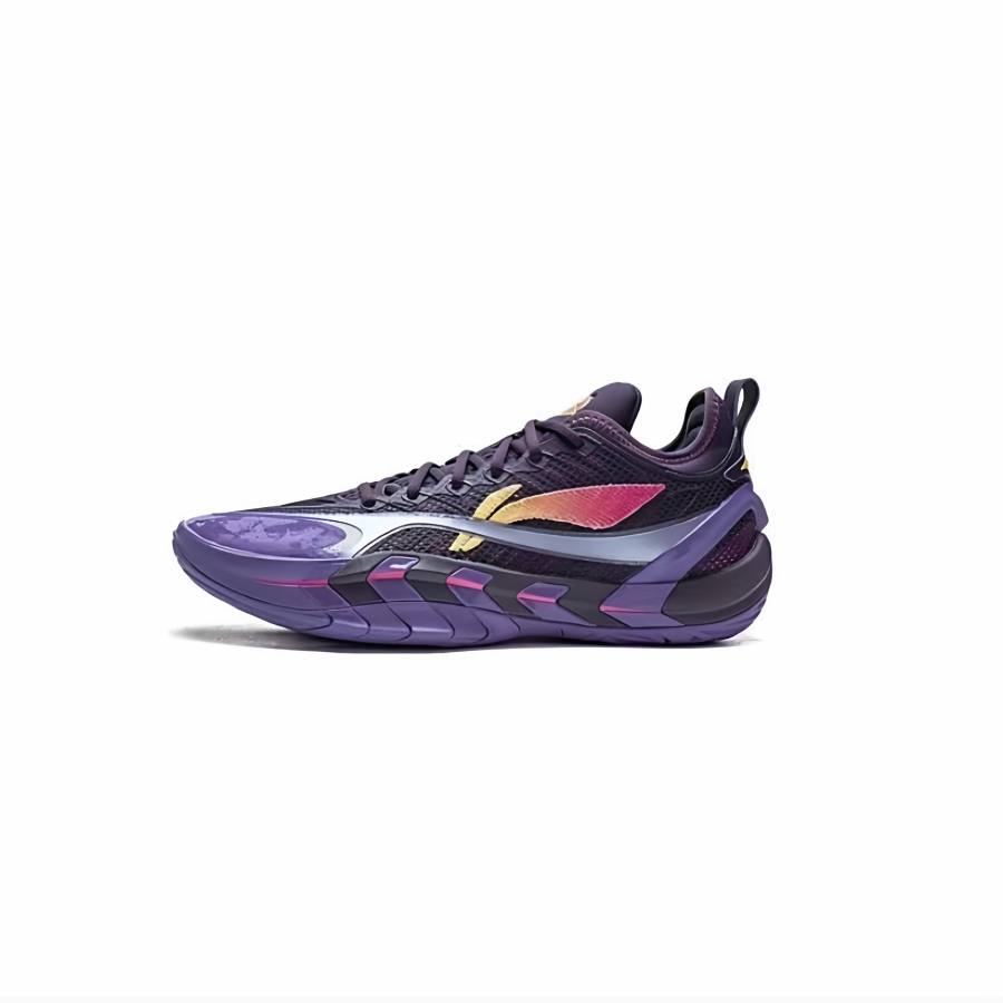 Li-Ning Li Ning BadFive Guerrilla 2 SUPER Low top Outdoor Performance Basketball Shoes Men's Purple