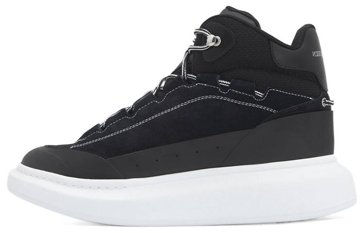 Alexander McQueen Alexander McQueen High Top Skate Sneaker Black White