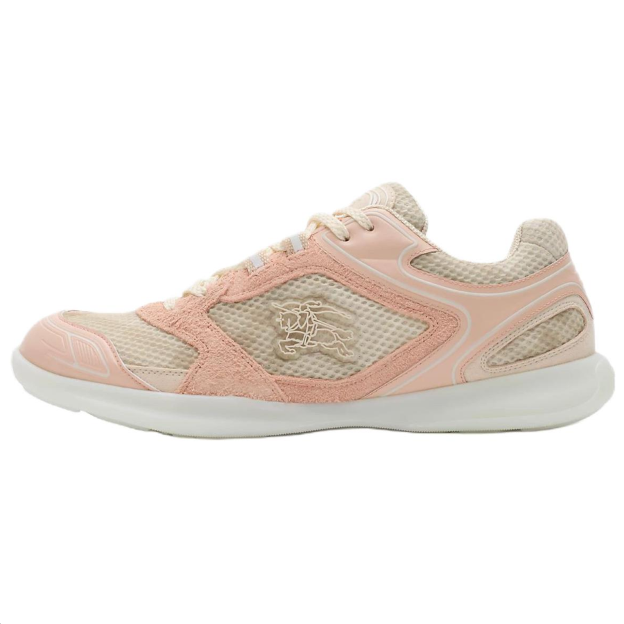 Burberry Check Matrix Sport Low top Casual Shoes Women's Shell Beige